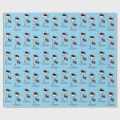 Papier Cadeau Pêche humaine (Plat)