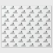 Papier Cadeau Pêche humoristique (Plat)