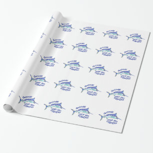Papier Cadeau Pêche maritime profonde allée