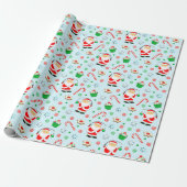 Papier Cadeau Pêche Pêcheur Noël (Déroulé)
