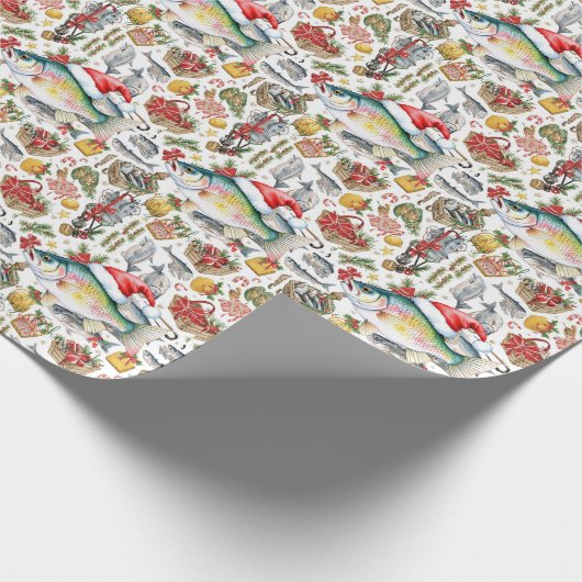 Papier Cadeau Pêche sac cadeau de Noël (Coin)