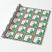 Papier Cadeau Pêche unique Noël pêcheur (Déroulé)