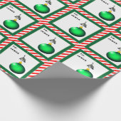 Papier Cadeau Pêche unique Noël pêcheur (Coin)