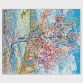 Papier Cadeau Pêcher en fleurs, Van Gogh (Plat)