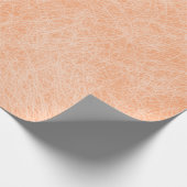 Papier Cadeau Pêcher Fuzz Faux Cuir (Coin)