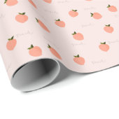 Papier Cadeau Pêcher Pêche  (Coin rond)