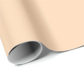 Papier Cadeau Pêches et Crème (Coin rond)