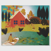 Papier Cadeau pêcheurs (Plat)