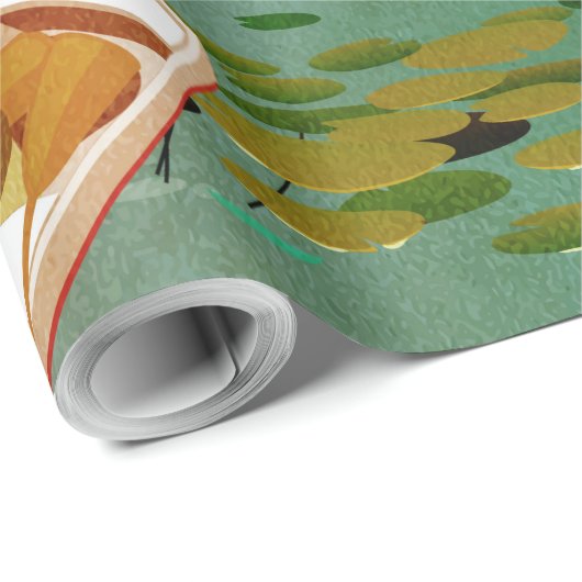 Papier Cadeau pêcheurs (Coin rond)