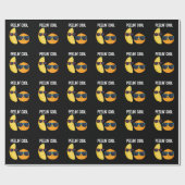 Papier Cadeau Peelin Cool Funny Fruit Pun Dark BG (Plat)