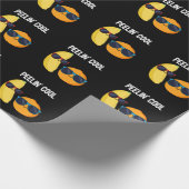 Papier Cadeau Peelin Cool Funny Fruit Pun Dark BG (Coin)