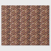 Papier Cadeau Peigne de miel (Plat)