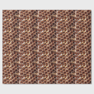 Papier Cadeau Peigne de miel