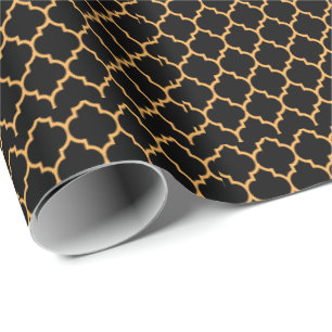 Papier Cadeau Peigne noir
