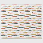 Papier Cadeau Peindre le Motif Abstrait (Plat)