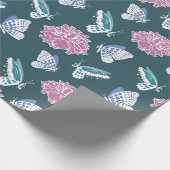 Papier Cadeau Peine et papillons (Coin)