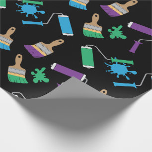 Papier Cadeau Peintre et décorateur Anniversaire