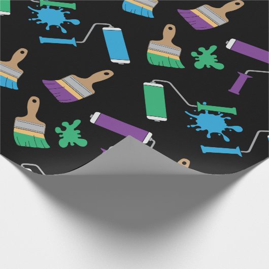 Papier Cadeau Peintre et décorateur Anniversaire (Coin)