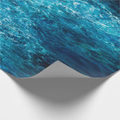 Papier Cadeau peinture à l'huile montrant les vagues de l'océan (Coin)