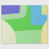 Papier Cadeau peinture abstraite (Plat)