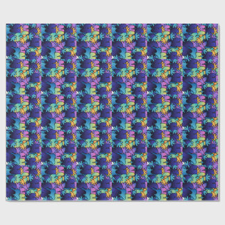 Papier Cadeau Peinture Abstraite