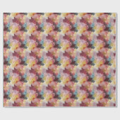 Papier Cadeau Peinture Abstraite Colorée  (Plat)
