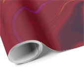 Papier Cadeau Peinture abstraite colorée (Coin rond)