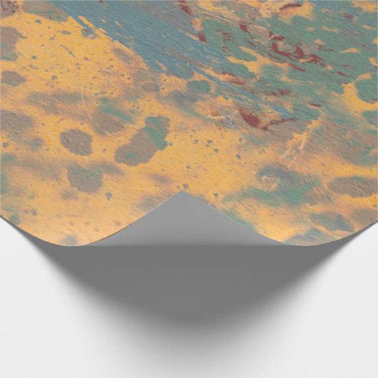 Papier Cadeau Peinture Abstraite. Encre image artisanale. Art mo (Coin)