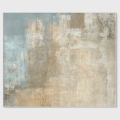 Papier Cadeau Peinture Abstraite gris et beige abstraite, art, (Plat)