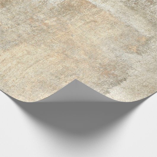 Papier Cadeau Peinture Abstraite gris et beige abstraite, art, (Coin)