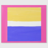 Papier Cadeau peinture abstraite moderne (Plat)