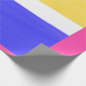 Papier Cadeau peinture abstraite moderne (Coin)