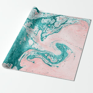 Papier Cadeau Peinture Abstraite. OEuvre d'art moderne. Marbre,
