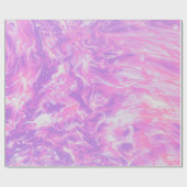 PAPIER CADEAU PEINTURE ABSTRAITE VERTE ET BLEUE (Plat)