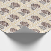 Papier Cadeau Peinture allemande d'indicateur aux cheveux courts (Coin)