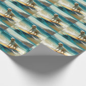 Papier Cadeau Peinture Anatolie Shepherd Beach Surf (Coin)