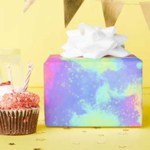 Papier Cadeau Peinture arc-en-ciel
