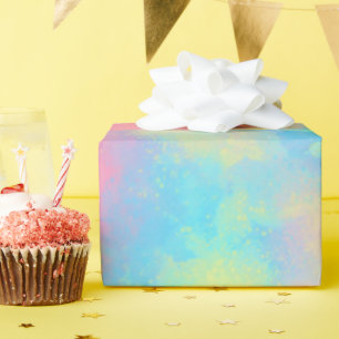 Papier Cadeau Peinture arc-en-ciel