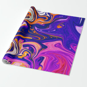 Papier Cadeau Peinture colorée Meilleur art, abstrait moderne