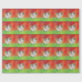 Papier Cadeau Peinture Cute Chipmunk (Plat)