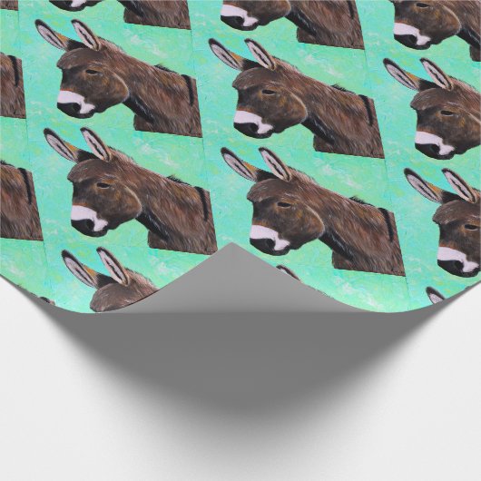 Papier Cadeau Peinture d'âne (Coin)