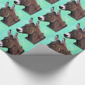 Papier Cadeau Peinture d'âne (Coin)