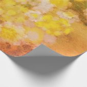 Papier Cadeau Peinture d'aquarelle Abstraite de fleurs rétro (Coin)