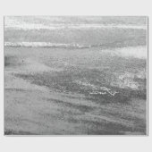 Papier Cadeau Peinture d'argent Ciment industriel gris Graphite (Plat)