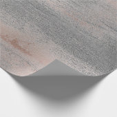 Papier Cadeau Peinture d'argent Ciment industriel Gris Rose Or (Coin)