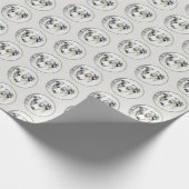 Papier Cadeau Peinture de berger australien - Art original de ch (Coin)