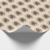 Papier Cadeau Peinture de berger pyrénéenne - Cute Original Chie (Coin)