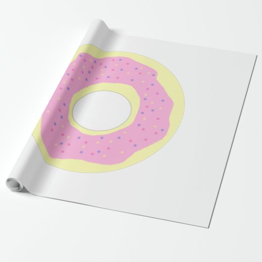 Papier Cadeau peinture de donut (Déroulé)