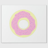 Papier Cadeau peinture de donut (Plat)