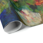 Papier Cadeau Peinture de Pierre Renoir, Rose, (Coin rond)